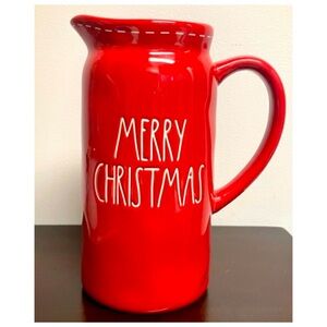 NEW Rae Dunn Merry Christmas Pitcher